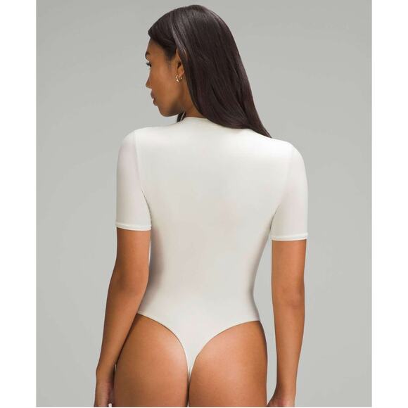 Lululemon Wundermost Ultra-Soft Nulu Short-Sleeve Crew Bodysuit, Size M (NWT) - Picture 2 of 8